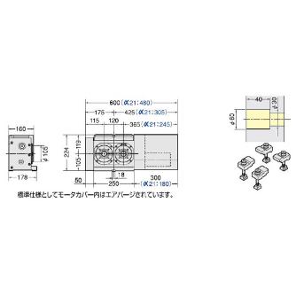 （株）日研工作所 多軸CNC円テーブル CNC-W 多軸ＣＮＣ円テーブル CNC100-2W-120TOS