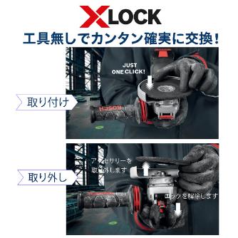 ボッシュ（株） X－LOCK ディスクグラインダー Ｘ－ＬＯＣＫディスクグラインダー GWX750-125SJ2