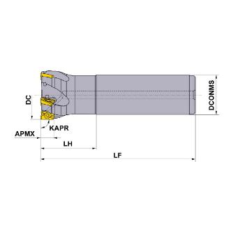三菱マテリアル（株） カッタ 多機能用(シャンクタイプ) APX3000 カッタ　多機能用（シャンクタイプ） APX3000R182SA16ELA