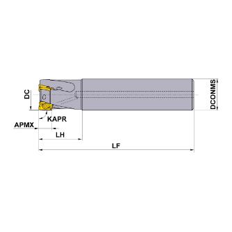 三菱マテリアル（株） カッタ 多機能用(シャンクタイプ) APX3000 カッタ　多機能用（シャンクタイプ） APX3000R323SA32ELA