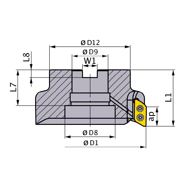 三菱マテリアル（株） カッタ 多機能用(アーバタイプ) AXD カッタ　多機能用（アーバタイプ） AXD7000-050A03RA