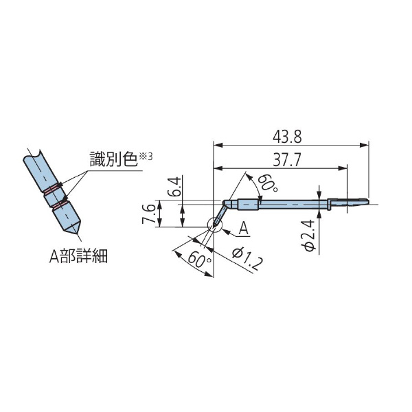 （株）ミツトヨ 粗さ測定機 付属品 12AAB339 粗さ測定機　付属品 12AAB339/ﾊﾒﾝﾖｳｽﾀｲﾗｽ 2ﾏｲｸﾛSJ400