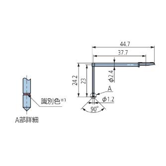 （株）ミツトヨ 粗さ測定機 付属品 12AAC736 粗さ測定機　付属品 12AAC736/ﾌｶﾐｿﾞ20ﾖｳｽﾀｲﾗｽ/ｾﾝﾀﾝ60