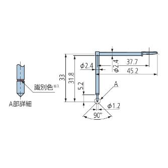 （株）ミツトヨ 粗さ測定機 付属品 12AAC737 粗さ測定機　付属品 12AAC737/ﾌｶﾐｿﾞ30ﾖｳｽﾀｲﾗｽ/ｾﾝﾀﾝ60