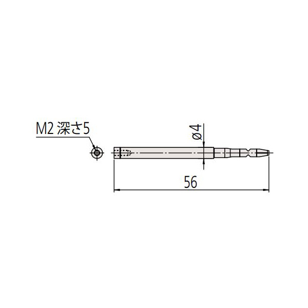 （株）ミツトヨ 真円度測定機 付属品 12AAL043 真円度測定機　付属品 12AAL043/M2ｽﾀｲﾗｽｼｬﾝｸ
