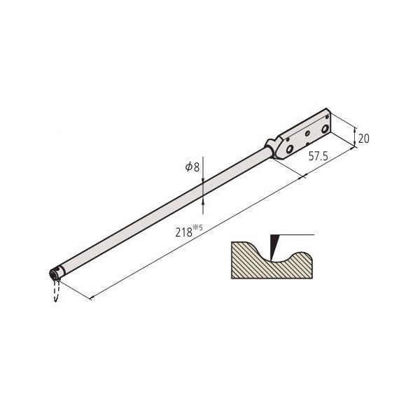 （株）ミツトヨ 輪郭測定機 付属品 12AAM101 輪郭測定機　付属品 12AAM101/ｽﾄﾚｰﾄｱｰﾑ AB-31