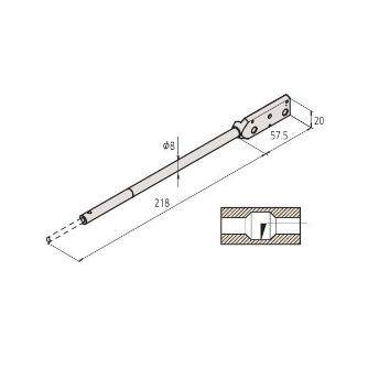 （株）ミツトヨ 輪郭測定機 付属品 12AAM103 輪郭測定機　付属品 12AAM103/ｺｱﾅｱｰﾑ AB-33