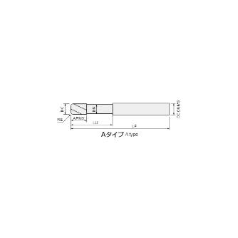 （株）ＭＯＬＤＩＮＯ 立壁/底面仕上げ用8枚刃EM ラジアス ER8WB 立壁／底面仕上げ用８枚刃ＥＭ　ラジアス ER8WB0600LN-20-R1.0-ATH