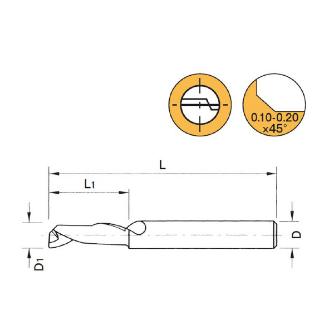 （株）ムラキ ディキシ 超硬エンドミル 7561 ディキシ　超硬エンドミル 7561 3.0