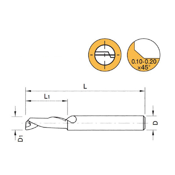 （株）ムラキ ディキシ 超硬エンドミル 7561 ディキシ　超硬エンドミル 7561 12.0