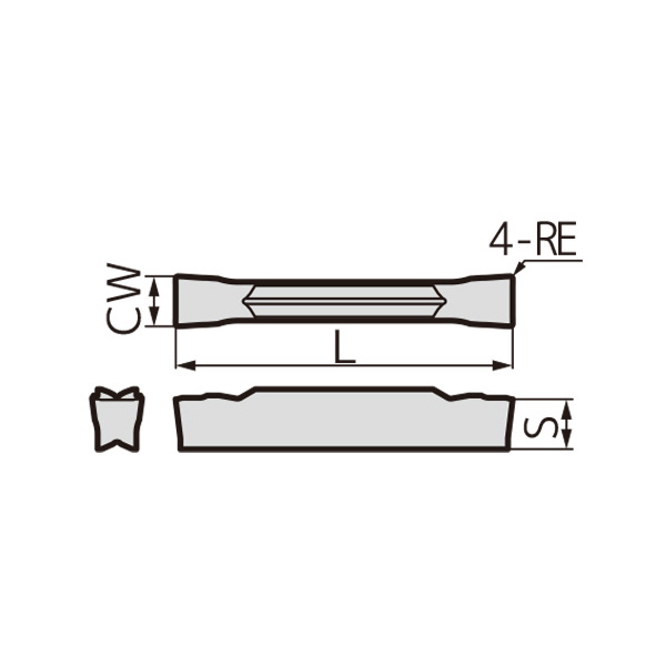 住友電気工業（株） SEC－溝入れバイト インサート GCMN-ML ＳＥＣ－溝入れバイト　インサート GCMN4002-ML AC8035P