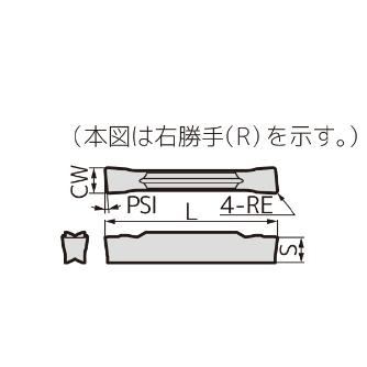 住友電気工業（株） SEC－溝入れバイト インサート GCMR-CG ＳＥＣ－溝入れバイト　インサート GCMR4002-CG-05 AC5015S