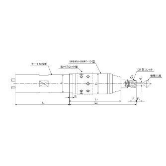 カトウ工機（株） バリ取りホルダ 本体 SME-DBR バリ取りホルダ　本体 SME40A-DBR7-1D-RED