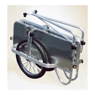 長谷川工業（株） 折りたたみ式リヤカー コンパック HC 折りたたみ式リヤカー　コンパック HC-1208N