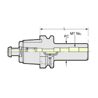 （株）日研工作所 モールステーパスリーブA型 NC-MTA モールステーパスリーブＡ型 NC5-100-MTA4-140