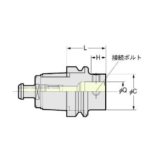 （株）日研工作所 ボーリング用ベースホルダ NC-Q ボーリング用ベースホルダ NC5-100-Q42-190
