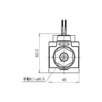 ダイキン工業（株） 電磁操作弁 KSO-G02-8CA 電磁操作弁 KSO-G02-8CA-30-L