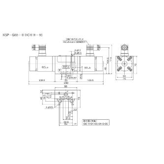 ダイキン工業（株） ダイレクト形電磁比例切換弁 KSP-G ダイレクト形電磁比例切換弁 KSP-G03-2C4-10