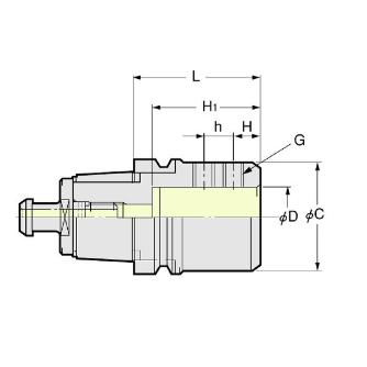 （株）日研工作所 エンドミル用サイドロックホルダ NC-SLS エンドミル用サイドロックホルダ NC5-63-SLS16-60