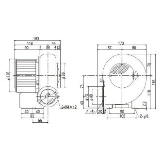 ＳＤＧ（株） 電動送風機 SF 電動送風機 SF-50-L3A3