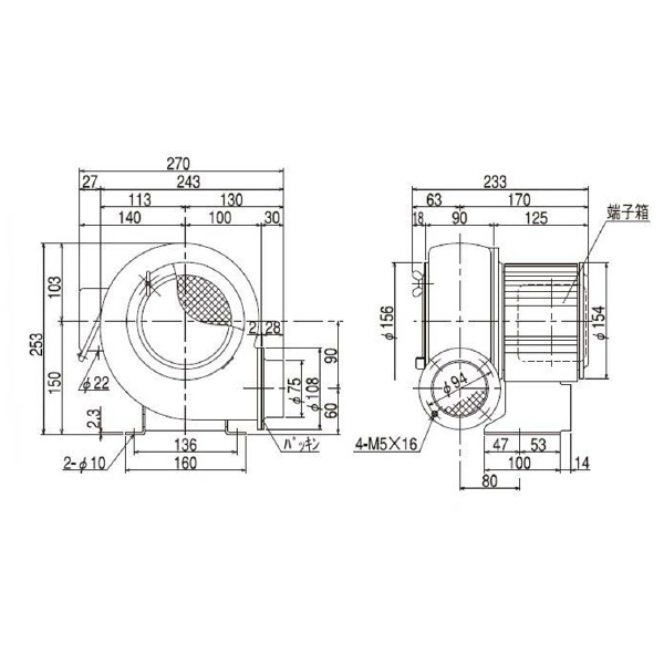 ＳＤＧ（株） 電動送風機 SF 電動送風機 SF-75-R3A3