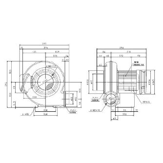 ＳＤＧ（株） 安全増防爆型電動送風機 ME-EC 安全増防爆型電動送風機 ME-EC-63T-R313