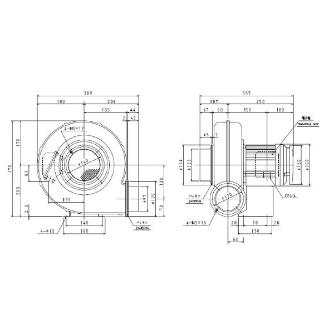 ＳＤＧ（株） 安全増防爆型電動送風機 ME-EC 安全増防爆型電動送風機 ME-EC-100T-R313