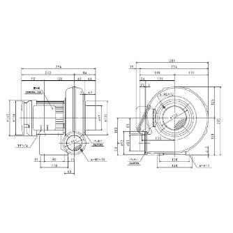 ＳＤＧ（株） 安全増防爆型電動送風機 ME-EP 安全増防爆型電動送風機 ME-EP-63T-L313