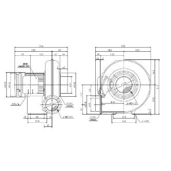 ＳＤＧ（株） 安全増防爆型電動送風機 ME-EP 安全増防爆型電動送風機 ME-EP-75T-L313