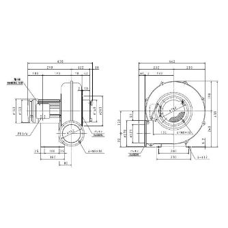 ＳＤＧ（株） 安全増防爆型電動送風機 ME-EP 安全増防爆型電動送風機 ME-EP-125-L313