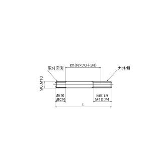 ダイキン工業（株） 取付ボルト(2本入り) SB 取付ボルト（２本入り） SB0641125