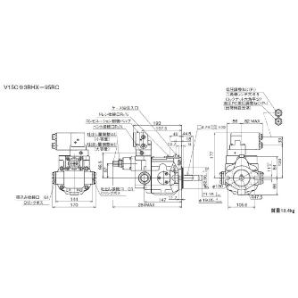 ダイキン工業（株） ピストンポンプ V ピストンポンプ V15C13RHX-95RC