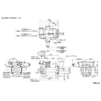 ダイキン工業（株） ピストンポンプ VZ ピストンポンプ VZ100C12RHX-10