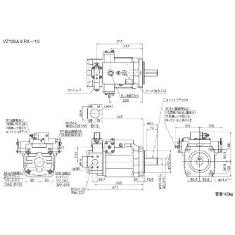 ダイキン工業（株） ピストンポンプ VZ ピストンポンプ VZ130A2RX-10