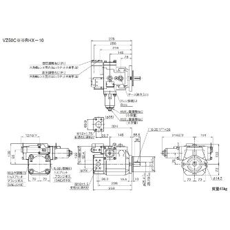 ダイキン工業（株） ピストンポンプ VZ ピストンポンプ VZ50C12RHX-10