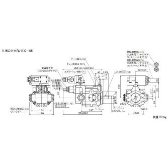 ダイキン工業（株） ピストンポンプ W-V ピストンポンプ W-V15C13RJPX-95