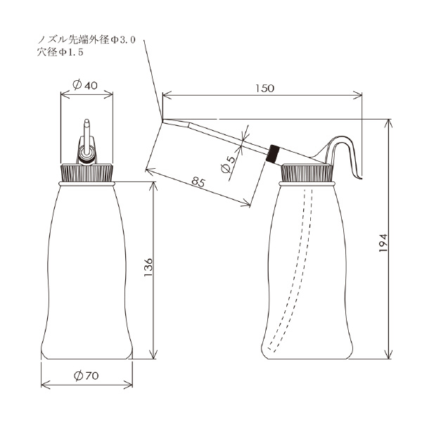 （株）フルプラ ジェットオイラー ジェットオイラー 3012 ﾚｯﾄﾞ