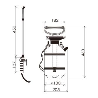 （株）フルプラ 噴霧器/除草剤用 噴霧器／除草剤用 8241