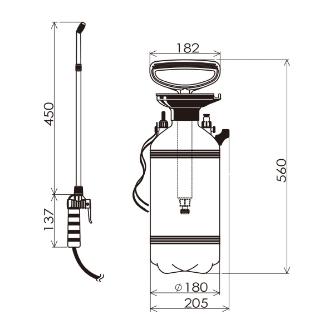 （株）フルプラ 噴霧器/除草剤用 噴霧器／除草剤用 8261