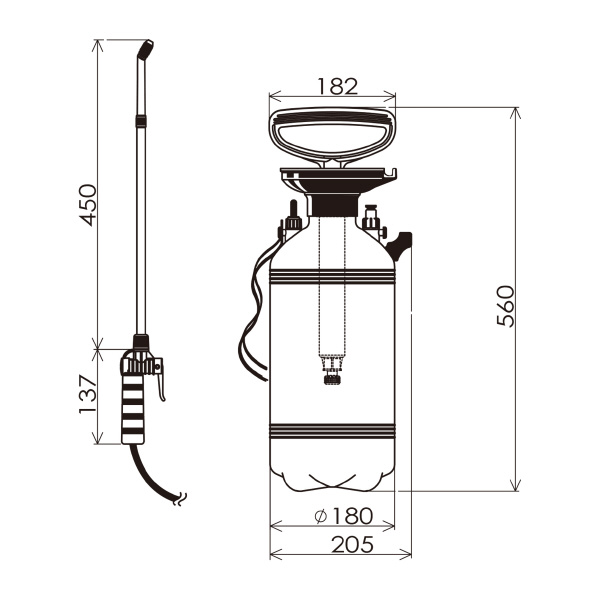 （株）フルプラ 噴霧器/除草剤用 噴霧器／除草剤用 8261