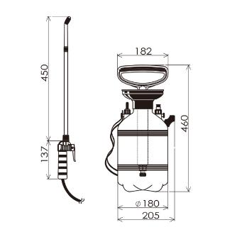 （株）フルプラ 噴霧器 噴霧器 8740