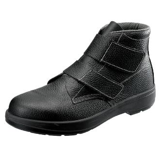 （株）シモン JIS安全靴 編上マジック 軽量 AW28黒 ＪＩＳ安全靴　編上マジック　軽量 AW28ｸﾛ 250