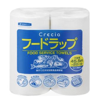 日本製紙クレシア（株） クレシア フードラップ2ロール クレシアフードラップ２ロール／大箱単位 35713 2ﾛｰﾙ
