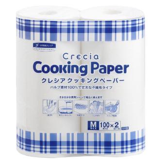 日本製紙クレシア（株） クレシア クッキングペーパー クレシアクッキングペーパー／大箱単位 38731 Mｻｲｽﾞ 100ｶｯﾄ