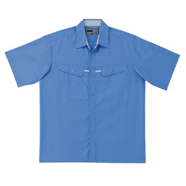 日新被服（株） 半袖シャツ 5103-29 半袖シャツ 5103-29-LL ﾗｲﾄﾌﾞﾙｰ