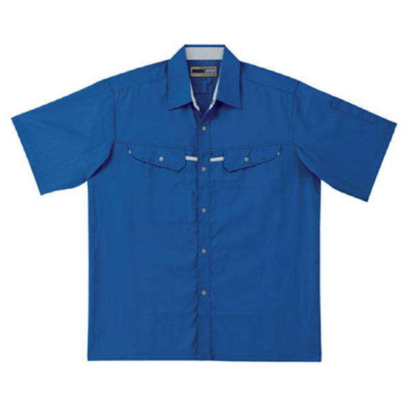 日新被服（株） 半袖シャツ 5103-30 半袖シャツ 5103-30-4L ﾌﾞﾙｰ