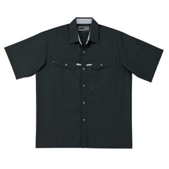 日新被服（株） 半袖シャツ 5103-52 半袖シャツ 5103-52-LL ﾗｲﾄﾌﾞﾗｯｸ