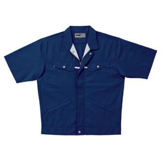 日新被服（株） 半袖ジャンパー 5105-02 半袖ジャンパー 5105-02-LL ﾈｲﾋﾞｰ