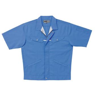 日新被服（株） 半袖ジャンパー 5105-29 半袖ジャンパー 5105-29-4L ﾗｲﾄﾌﾞﾙｰ