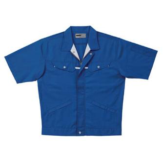 日新被服（株） 半袖ジャンパー 5105-30 半袖ジャンパー 5105-30-L ﾌﾞﾙｰ